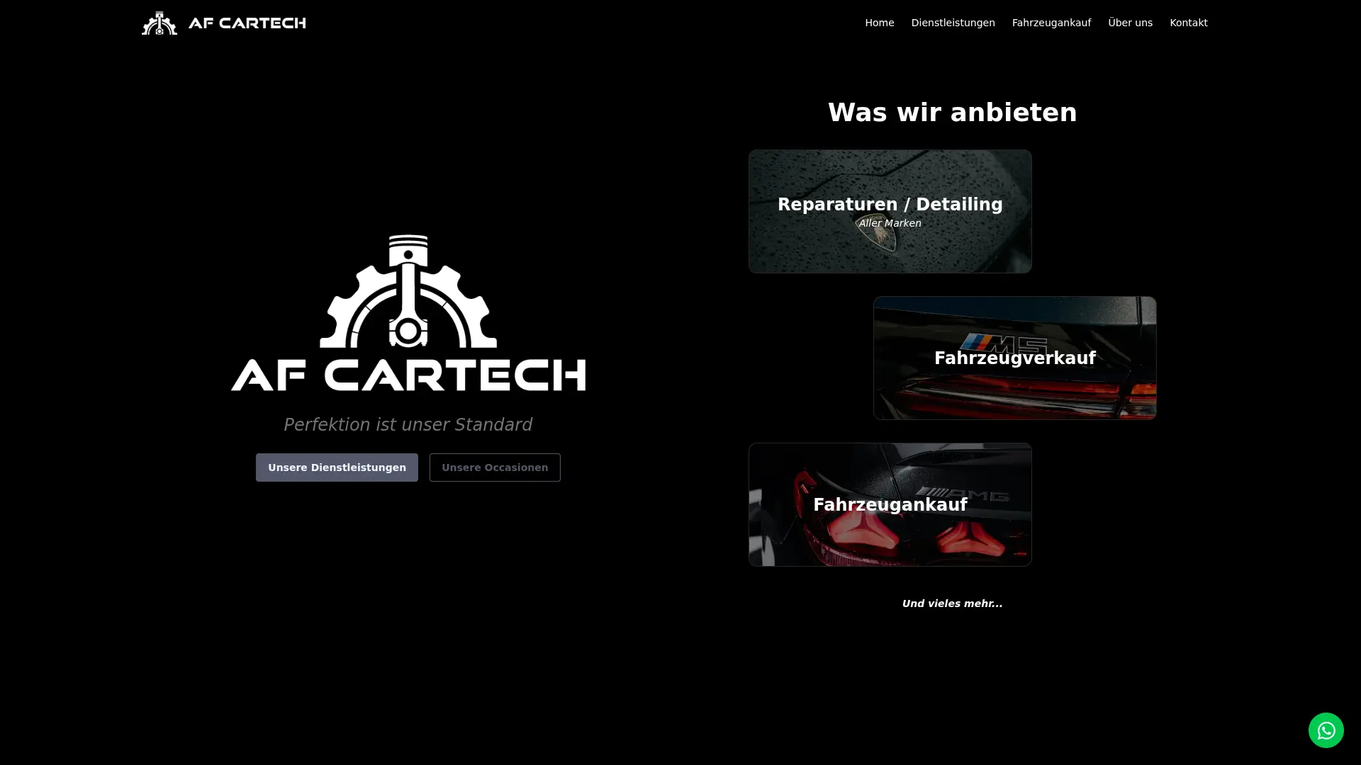 AF CarTech GmbH Webseite