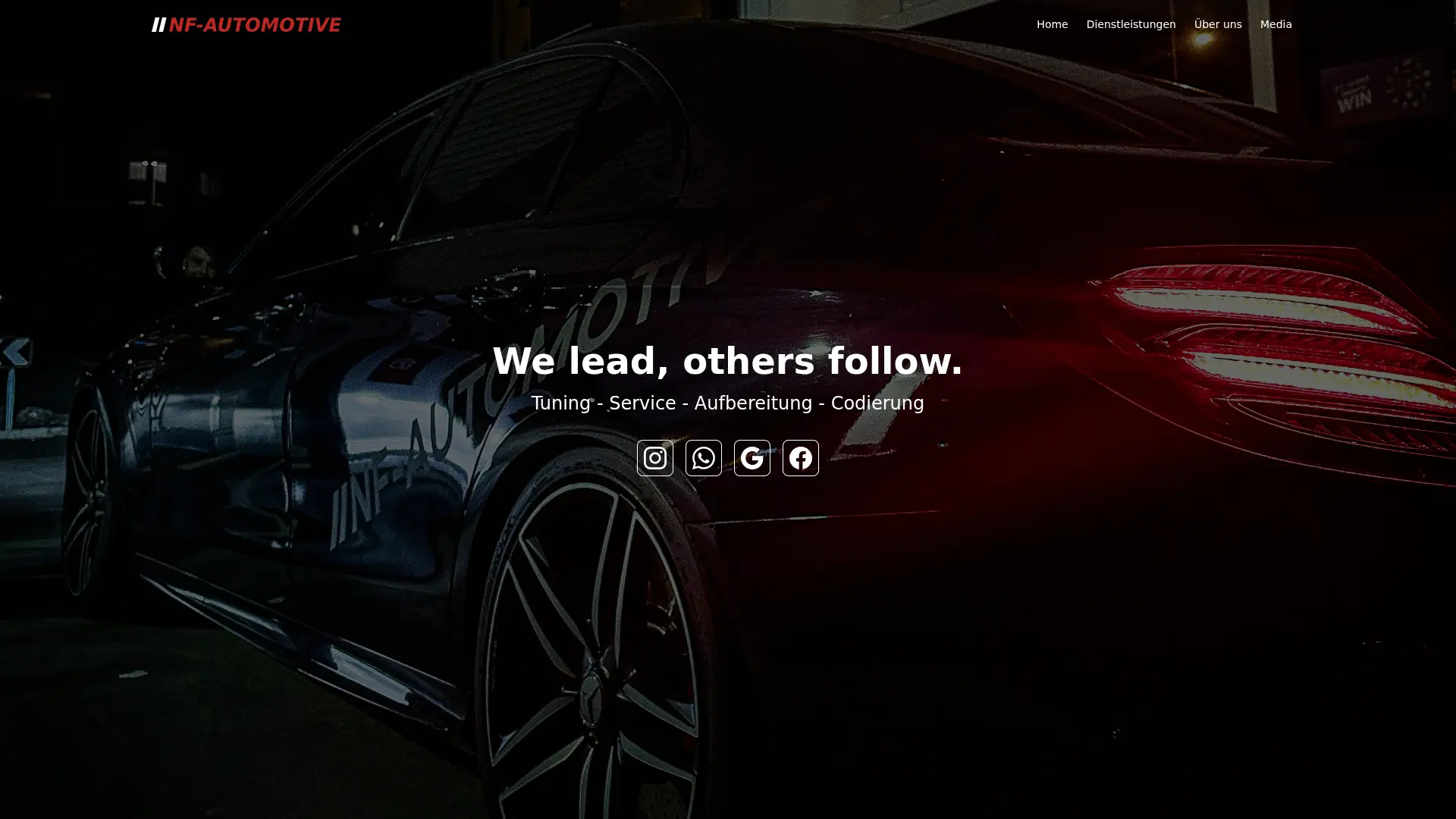 NF-Automotive Webseite